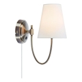 Markslöjd 108908 - Seinävalaisin AMAR 1xE14/40W/230V valkoinen/messinki