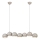 Markslöjd 108914 - CUPOLO-riippuvalaisin kaapelilla 7xE14/40W/230V, harmaa