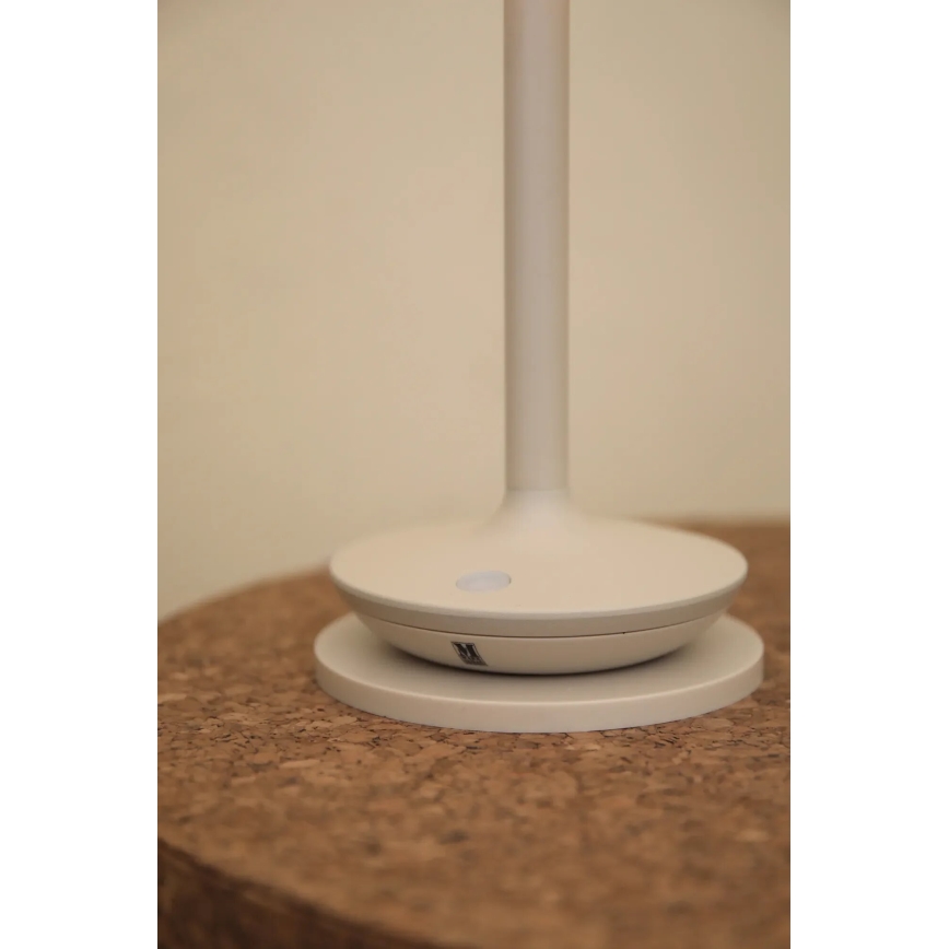 Markslöjd 108917 - LED Himmennettävä ulko ladattava pöytävalaisin PETIT LED/2W/1800 mAh 2200/2700/3000K IP44 harmaa