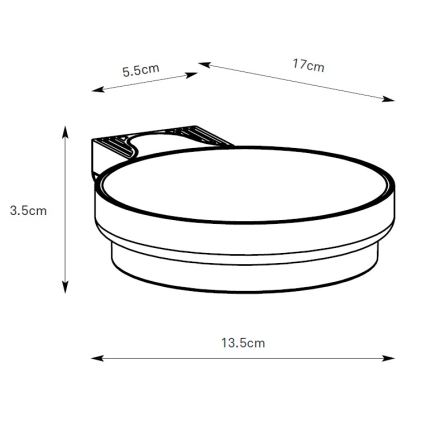 Markslöjd 108952 - FRAME himmennettävä aurinkokäyttöinen seinävalaisin LED/2W/3,7V 4000 mAh IP44, musta