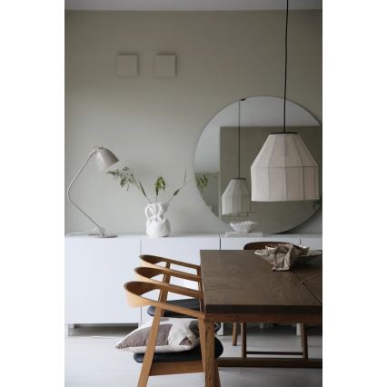 Markslöjd 108956 - Riippuvalaisin johdolla AIKO 1xE27/60W/230V pellava/musta