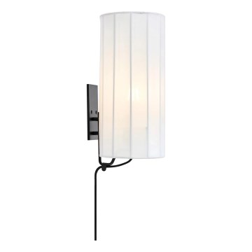 Markslöjd 108960 - HIKARI-seinävalaisin 1xE27/60W/230V valkoinen/musta
