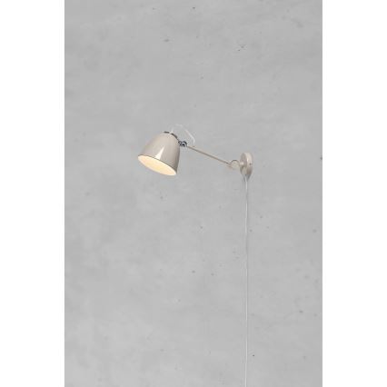 Markslöjd 108964 - seinävalaisin TILT 1xE27/60W/230V harmaa