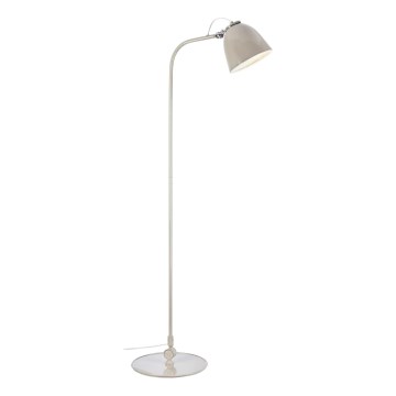 Markslöjd 108966 - Lattiavalaisin TILT 1xE27/60W/230V harmaa