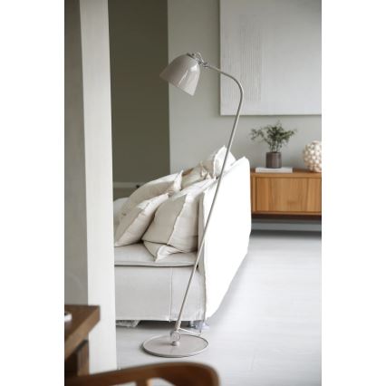 Markslöjd 108966 - Lattiavalaisin TILT 1xE27/60W/230V harmaa