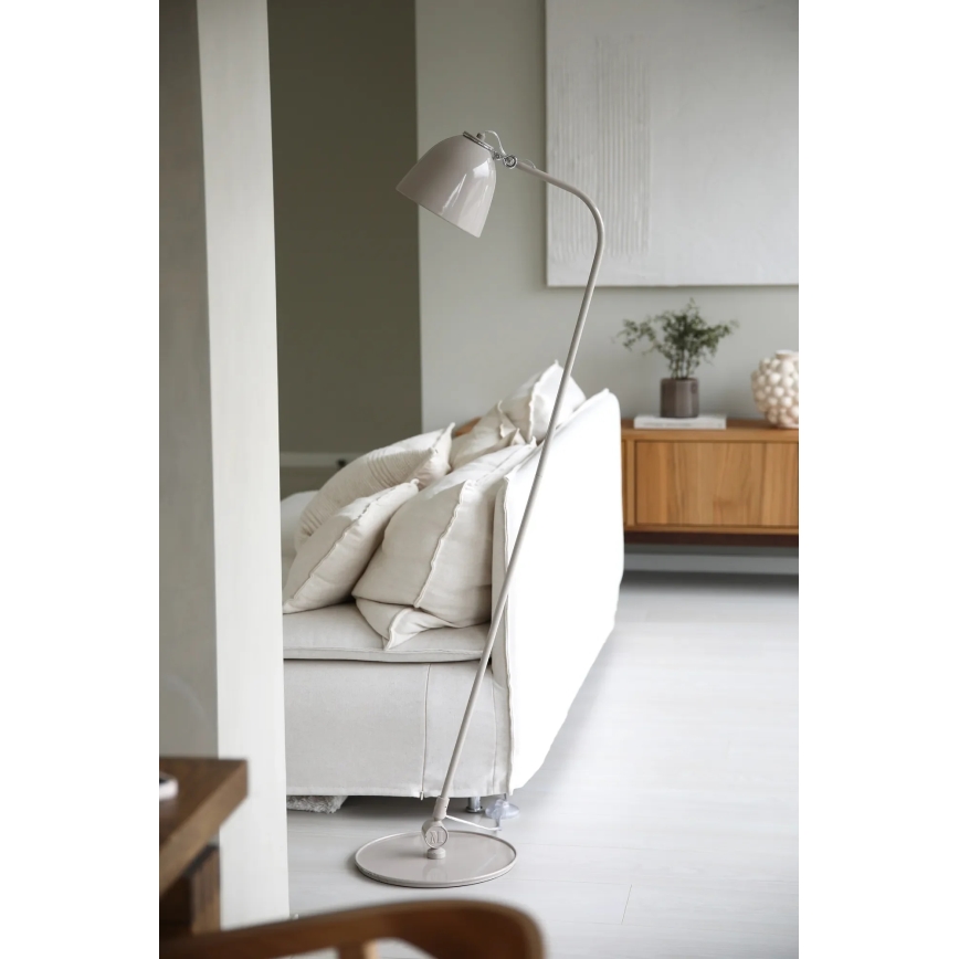Markslöjd 108966 - Lattiavalaisin TILT 1xE27/60W/230V harmaa