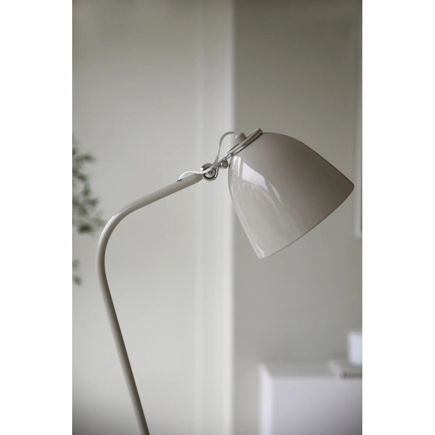 Markslöjd 108966 - Lattiavalaisin TILT 1xE27/60W/230V harmaa