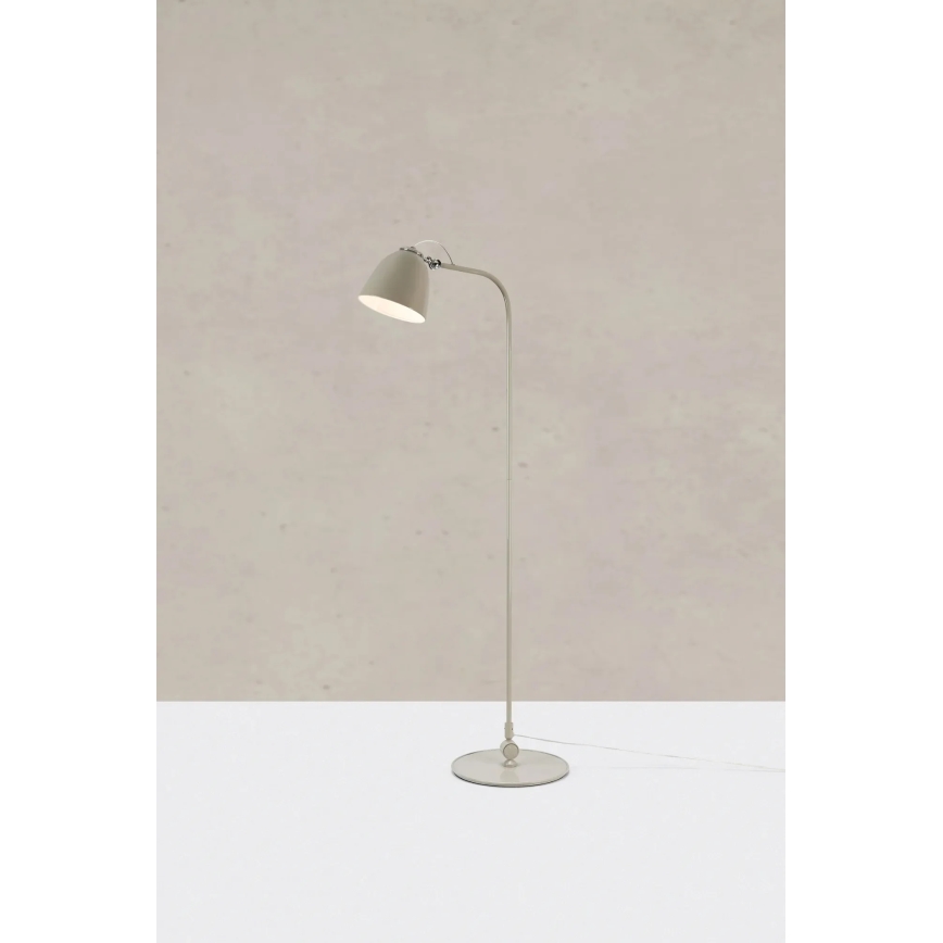 Markslöjd 108966 - Lattiavalaisin TILT 1xE27/60W/230V harmaa