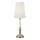 Markslöjd 108969 - Pöytävalaisin NOBLE 1xE14/40W/230V 56 cm valkoinen/messinki