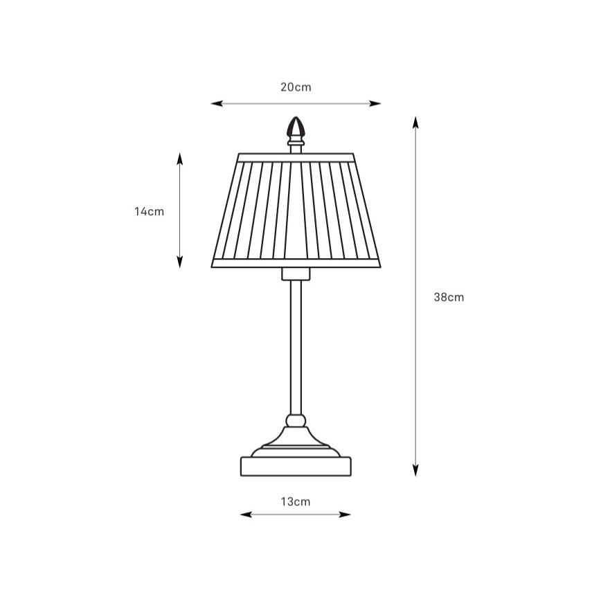 Markslöjd 108973 - Pöytävalaisin OXFORD 1xE14/40W/230V valkoinen/messinki