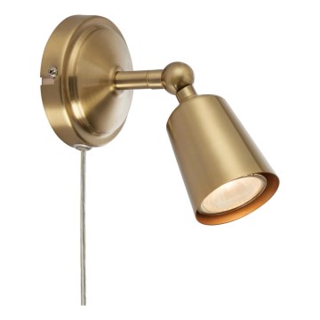 Markslöjd 108978 - Seinäspotti TINY 1xGU10/7W/230V messinki