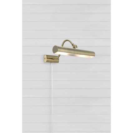 Markslöjd 108982 - Taulunvalaisin CIGLIA 2xE14/40W/230V messinki