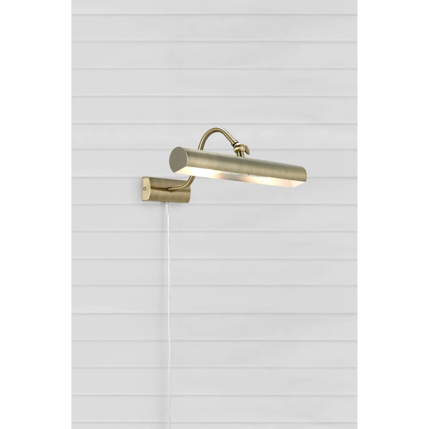 Markslöjd 108982 - Taulunvalaisin CIGLIA 2xE14/40W/230V messinki