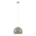 Markslöjd 108986 - Riippuvalaisin vaijerilla POP 1xE27/40W/230V halkaisija 28 cm harmaa