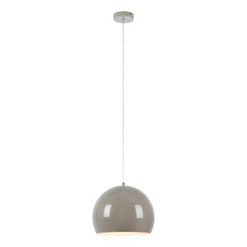 Markslöjd 108986 - Riippuvalaisin vaijerilla POP 1xE27/40W/230V halkaisija 28 cm harmaa