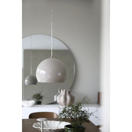 Markslöjd 108986 - Riippuvalaisin vaijerilla POP 1xE27/40W/230V halkaisija 28 cm harmaa