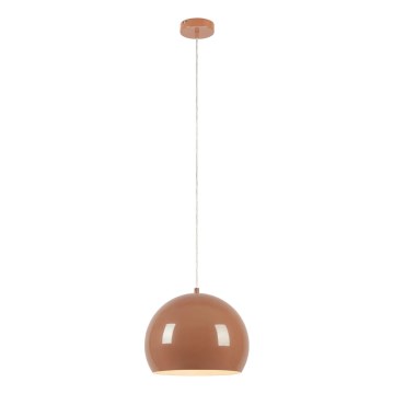 Markslöjd 108987 - POP-riippuvalaisin johdolla 1xE27/40W/230V, halkaisija 28 cm, ruskea