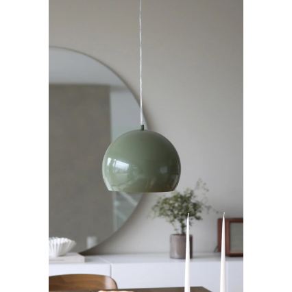 Markslöjd 108988 - POP-riippuvalaisin, johdolla, 1xE27/40W/230V, Ø 28 cm, vihreä