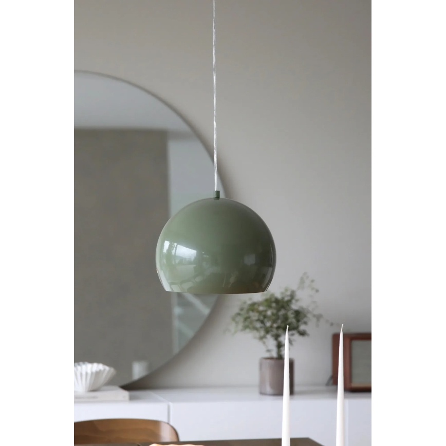 Markslöjd 108988 - POP-riippuvalaisin, johdolla, 1xE27/40W/230V, Ø 28 cm, vihreä