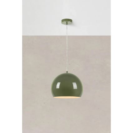 Markslöjd 108988 - POP-riippuvalaisin, johdolla, 1xE27/40W/230V, Ø 28 cm, vihreä