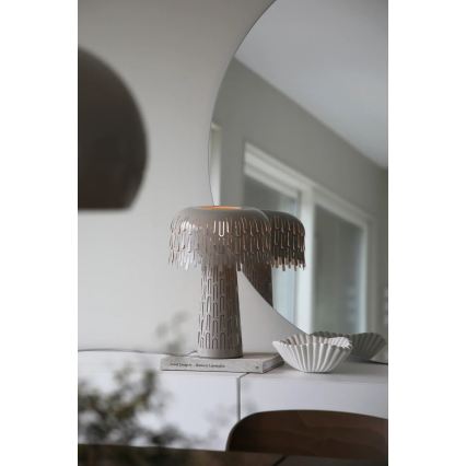 Markslöjd 109005 - Pöytävalaisin VERBERA 1xE14/40W/230V harmaa