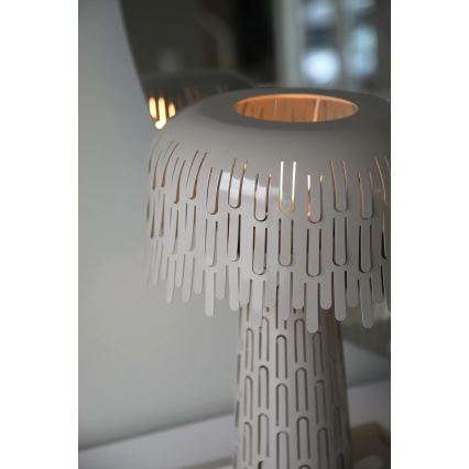 Markslöjd 109005 - Pöytävalaisin VERBERA 1xE14/40W/230V harmaa