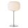 Markslöjd 109007 - Pöytälamppu SOBER 1xE27/40W/230V valkoinen/matattu kromi