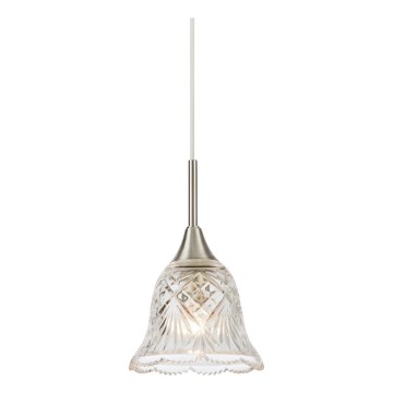 Markslöjd 109012 - LUNA riippuvalaisin vaijerilla 1xE14/40W/230V mattakromi