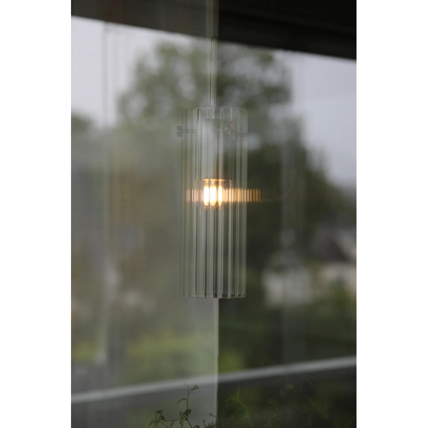 Markslöjd 109013 - Riippuvalaisin vaijerilla TIBIA 1xE14/40W/230V kirkas/messinki