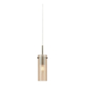 Markslöjd 109015 - TIBIA-riippuvalaisin kaapelilla, 1xE14/40W/230V, savunbeige/messinki
