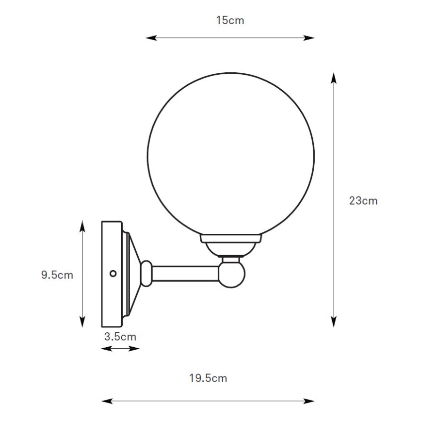 Markslöjd 109022 - Seinävalaisin TROPEA 1xG9/20W/230V kiiltävä kromi