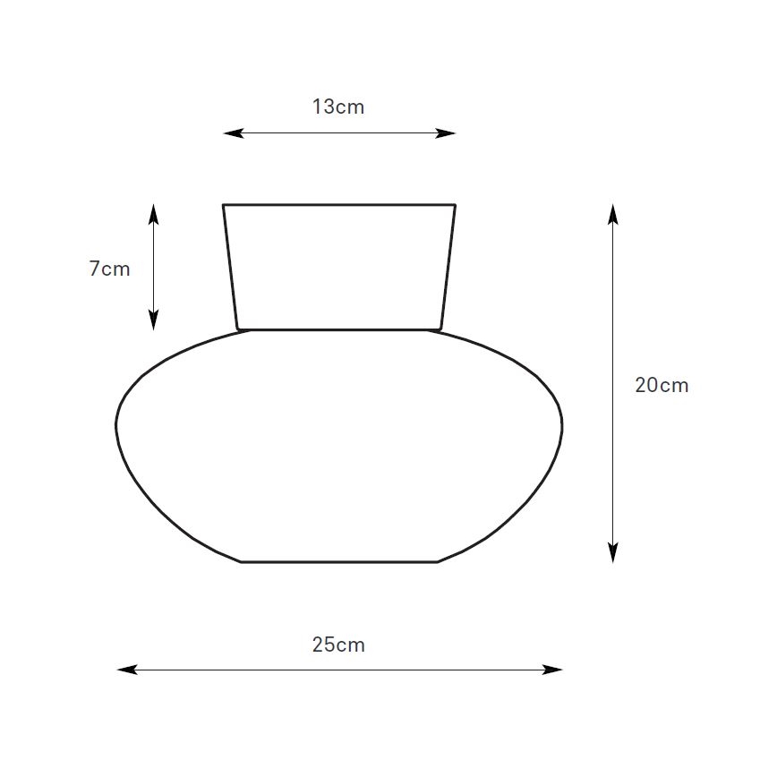 Markslöjd 109025 - Kattovalaisin MALAGA 1xE27/40W/230V, halkaisija 25 cm, mattakromi