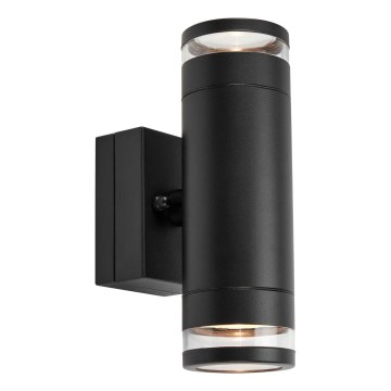 Markslöjd 109104 - himmennettävä LED-ulkoseinävalaisin LUNO 2xLED/4,9W/230V IP65 musta