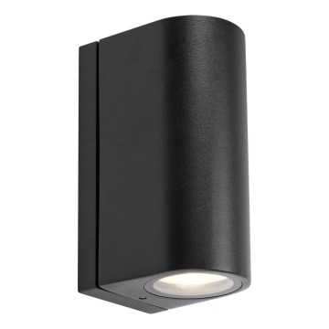 Markslöjd 109110 - himennettävä LED-ulkoseinävalaisin ALOR 2xLED/4,9W/230V IP65 musta