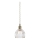 Markslöjd 109136 - Riippuvalaisin vaijerilla GOTA 1xE14/40W/230V halkaisija 13 cm messinki/kirkas