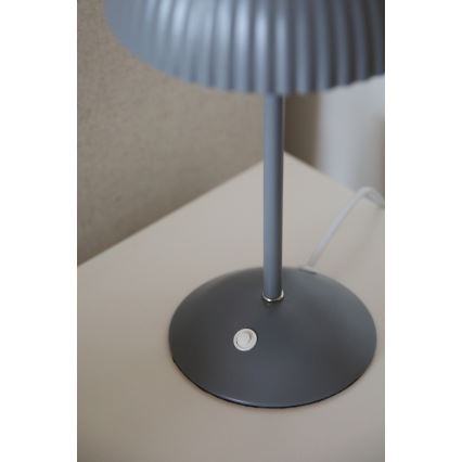 Markslöjd 109139 - Pöytävalaisin ZIN 2xG9/20W/230V, harmaa