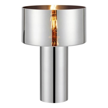 Markslöjd 109144 - Pöytävalaisin CORIN 1xE27/60W/230V, kiiltävä kromi