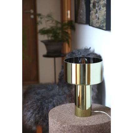 Markslöjd 109145 - Pöytälamppu CORIN 1xE27/60W/230V kultainen