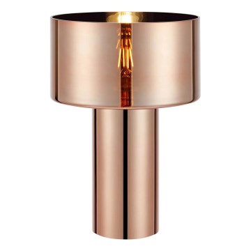 Markslöjd 109146 - CORIN ruusukultainen pöytävalaisin 1xE27/60W/230V