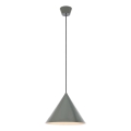 Markslöjd 109162 - TIP-riippuvalaisin johdolla 1xE27/60W/230V harmaa