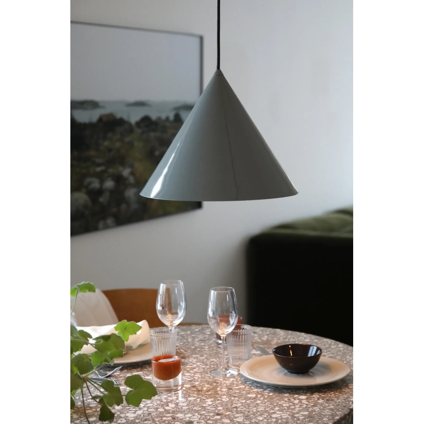 Markslöjd 109162 - TIP-riippuvalaisin johdolla 1xE27/60W/230V harmaa
