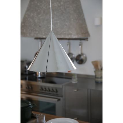Markslöjd 109163 - Riippuvalaisin kaapelilla TIP 1xE27/60W/230V kiiltävä kromi