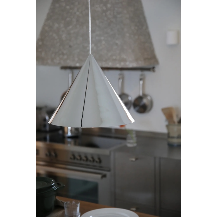 Markslöjd 109163 - Riippuvalaisin kaapelilla TIP 1xE27/60W/230V kiiltävä kromi
