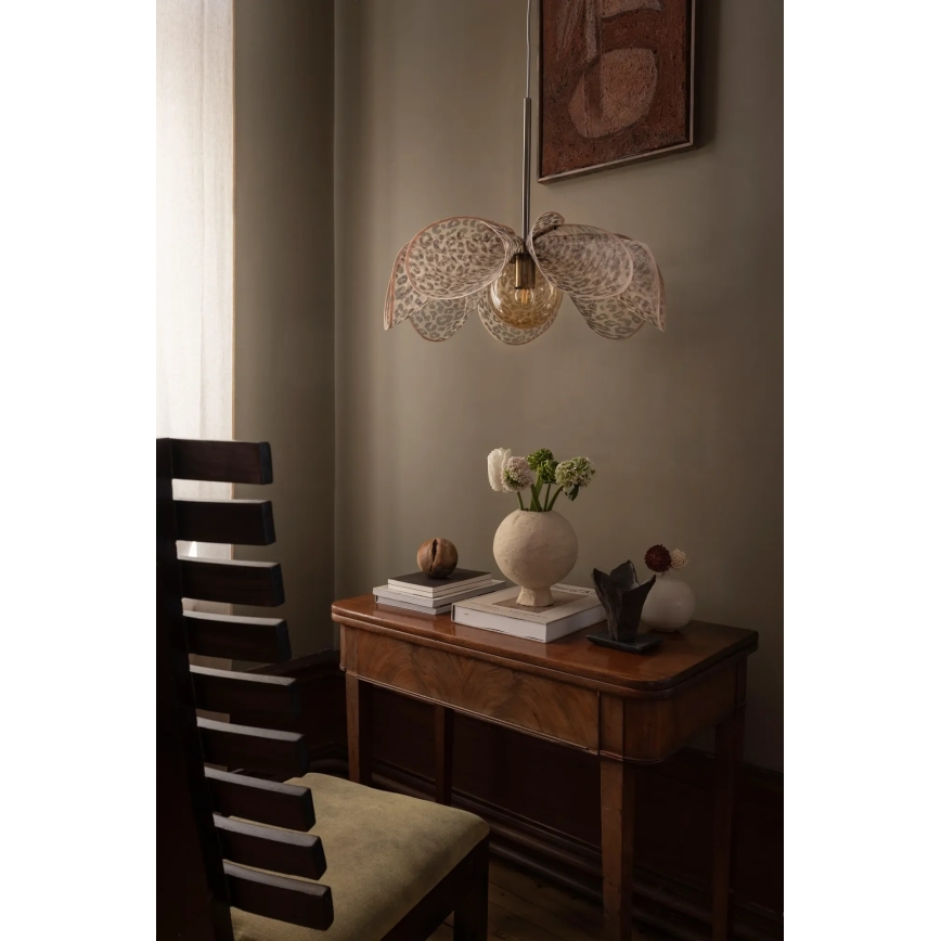 Markslöjd 109169 - STYRKA-riippuvalaisin johdolla, 1xE27/40W/230V, Ø 63 cm, beige