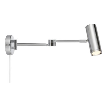 Markslöjd 109182 - LED-himmennettävä seinävalaisin ARLO LED/4,9W/230V kiiltävä kromi