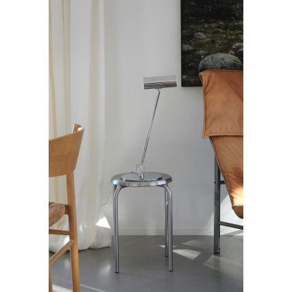 Markslöjd 109184 - LED himmennettävä pöytälamppu ARLO LED/4,9W/230V kiiltävä kromi