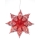 Markslöjd 702561 - joulukoristeet HALL 1xE14/25W/230V punainen 70 cm