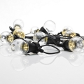 Markslöjd 703181 - LED jouluvalot ulos DAKKE 10xLED 7,5m IP44 lämmin valkoinen
