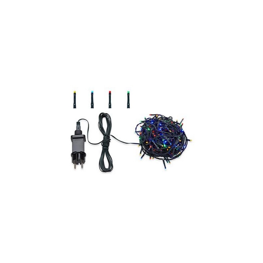 Markslöjd 703358 - SKEN LED-ulkovaloketju 80 × LED, 13 m, IP44, monivärinen
