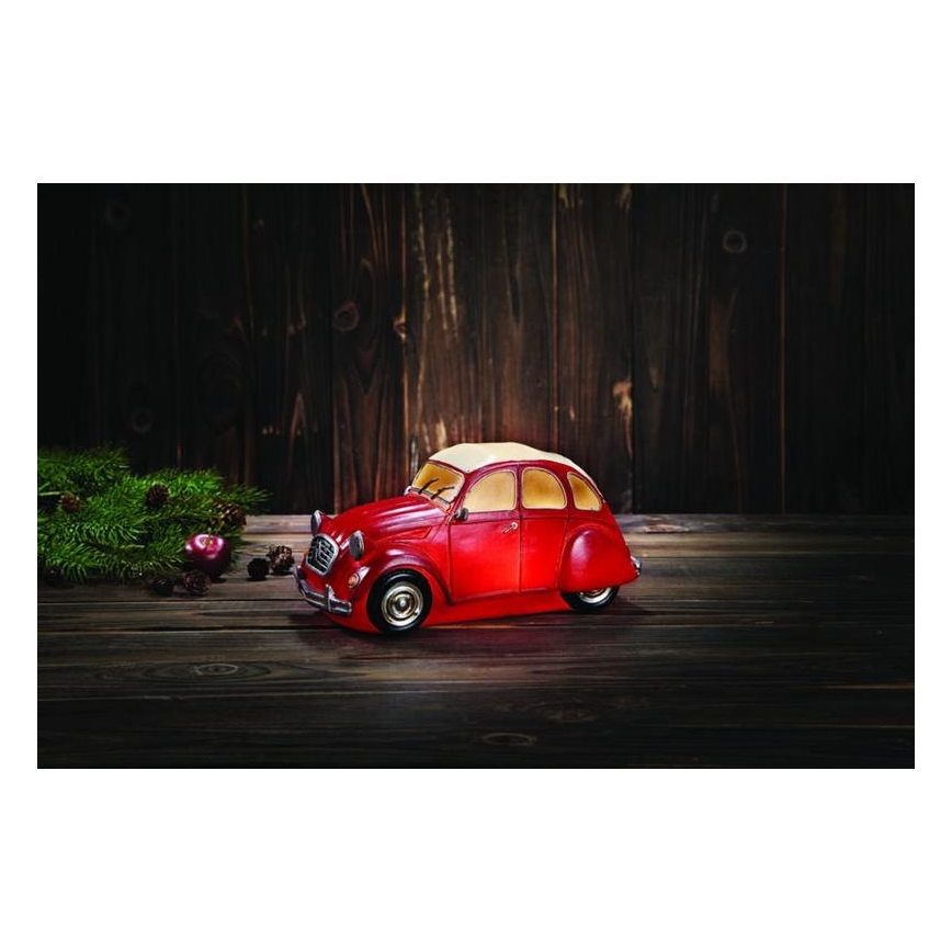 Markslöjd 703952 - LED-valaisin NOSTALGI 6xLED/0,36W/3xAA C3 punainen